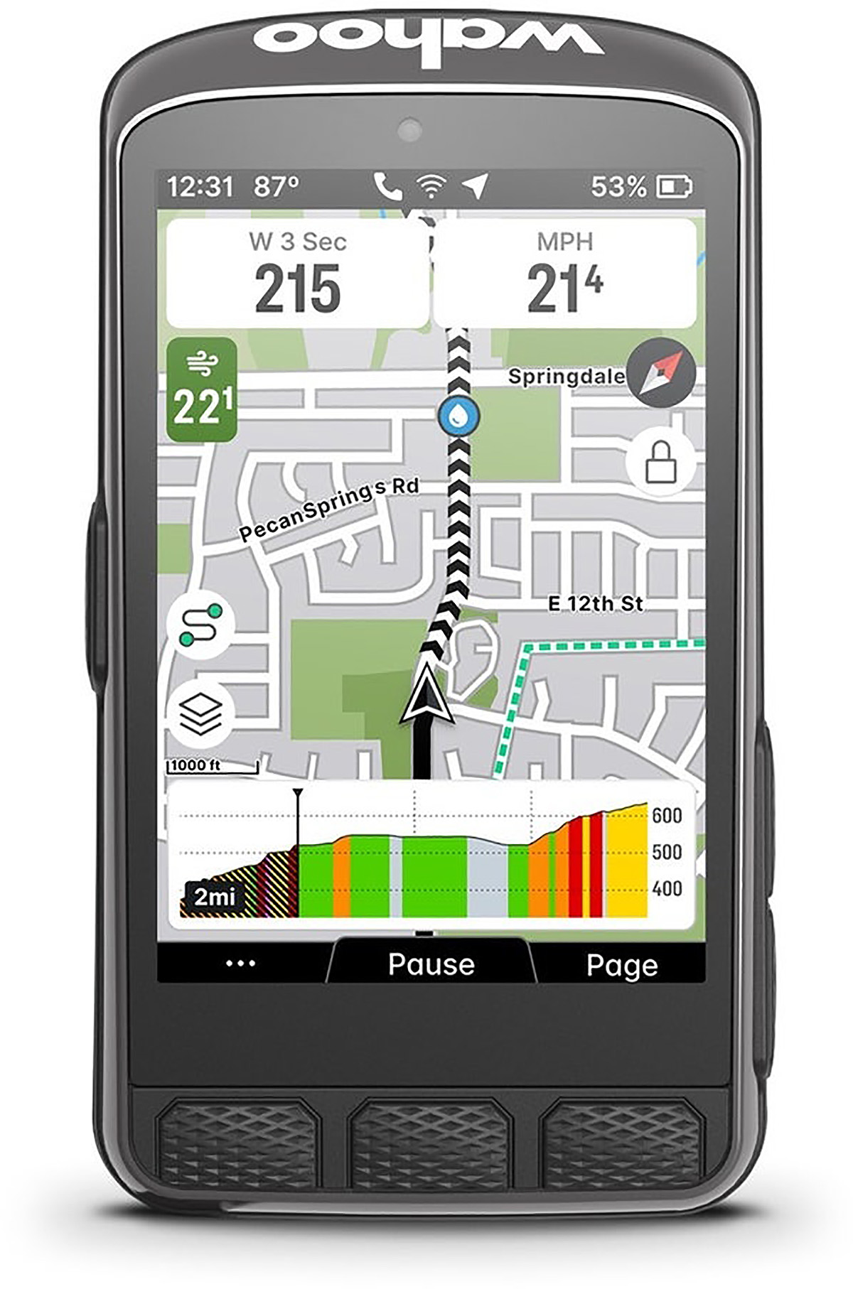 Wahoo Elemnt Ace Gps Cykel Computer