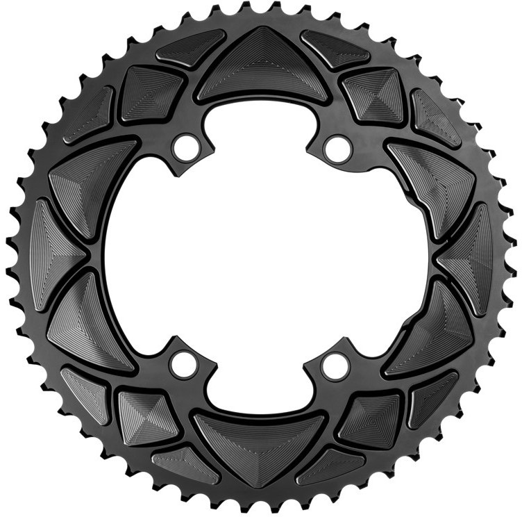 Absoluteblack Chainring 52t ø110 Mm Outer 2x10 11 Shimano Asymmetric Sort