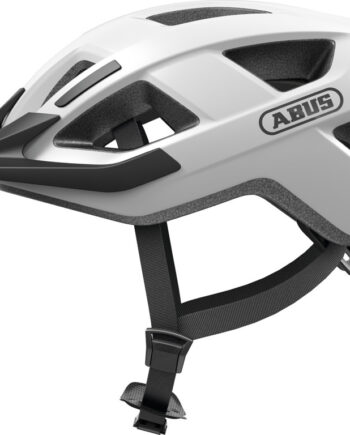 Abus Aduro     Led Cykelhjelm Str  51-55 Cm Polar White
