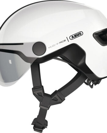 Abus Hud-  Ace Cykelhjelm Shiny White Str