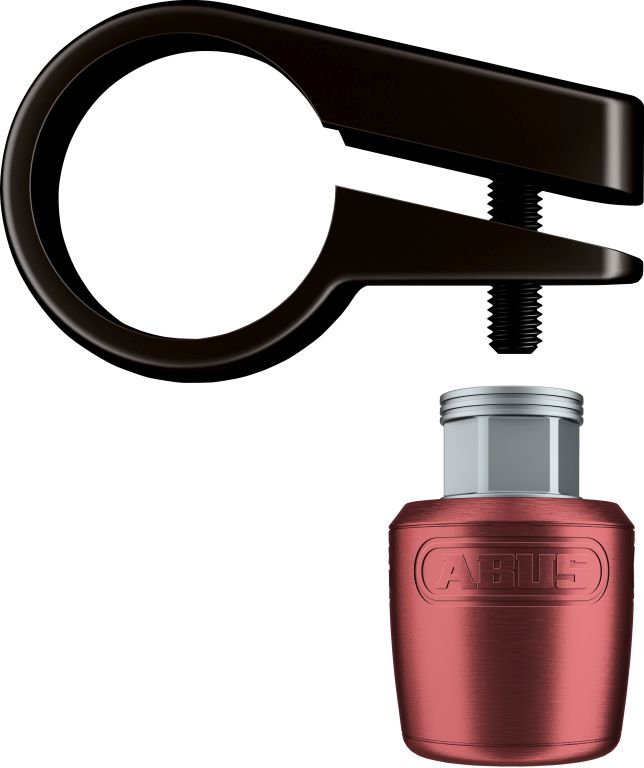 Abus Nutfix M5 Sadelklemme ø28 6mm Rød