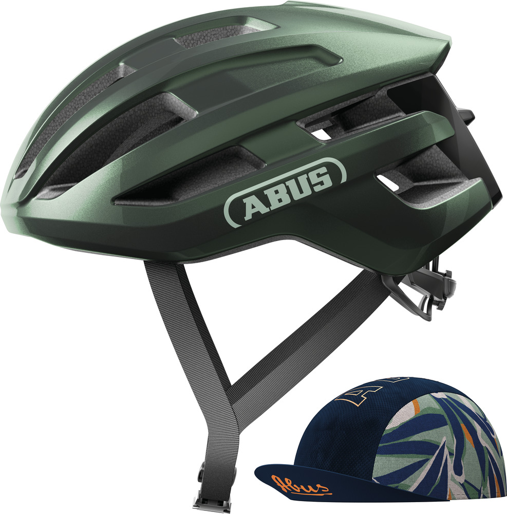 Abus Powerdome Ace    Kasket Grøn  Dk