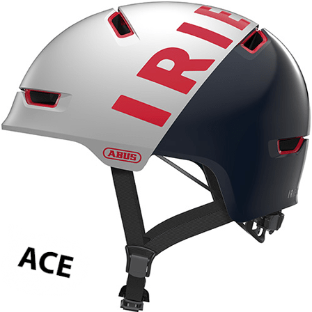 Abus Scraper Ace     Cykelhjelm  Iriedaily White Outet Medium  54-58 Cm