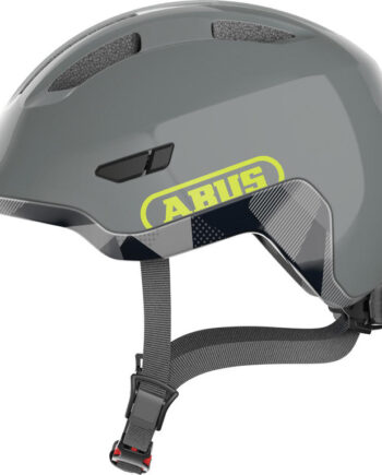 Abus Smiley     Ace Led Cykelhjelm Til Børn Shiny Grey Str