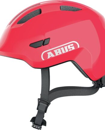 Abus Smiley     Cykelhjelm Til Børn Shiny Red  Hjelmstørrelse: 50-55 Cm