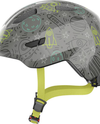 Abus Smiley     Led Cykelhjelm Til Børn Grey Space Str