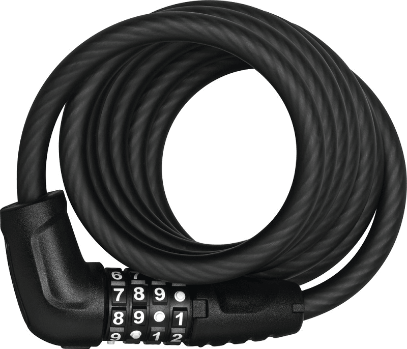 Abus Spirallås 5510 Numero Combo   Holder