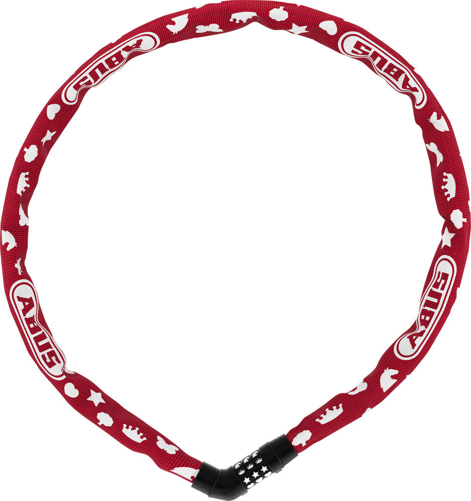 Abus Steel- -chain 4804c 75 Red Symbols