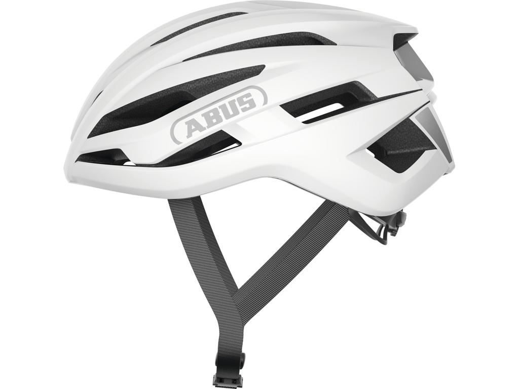 Abus Stormchaser Ace Cykelhjelm Str 57-61 Cm Polar White
