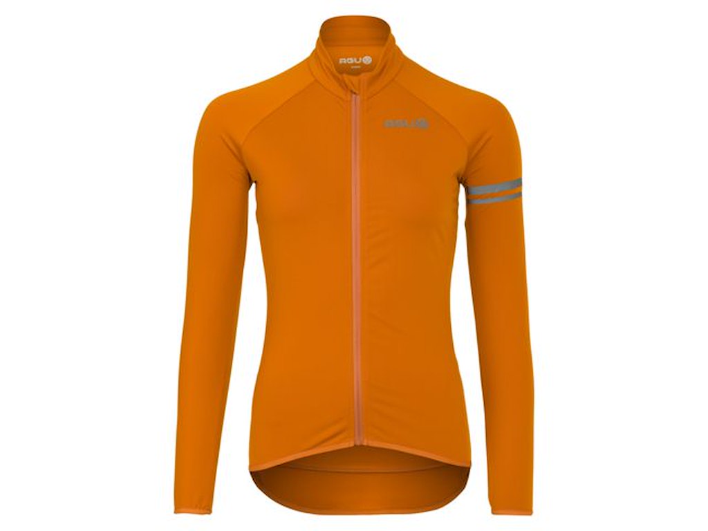 Agu Essential Thermo Jersey Cykeltrøje Lange ærmer Dame Pumpin Spice Xs