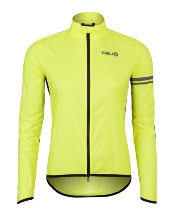 Agu Essential Wind Jacket Cykeljakke Dame Hi-vis Neon Gul Str  Xs