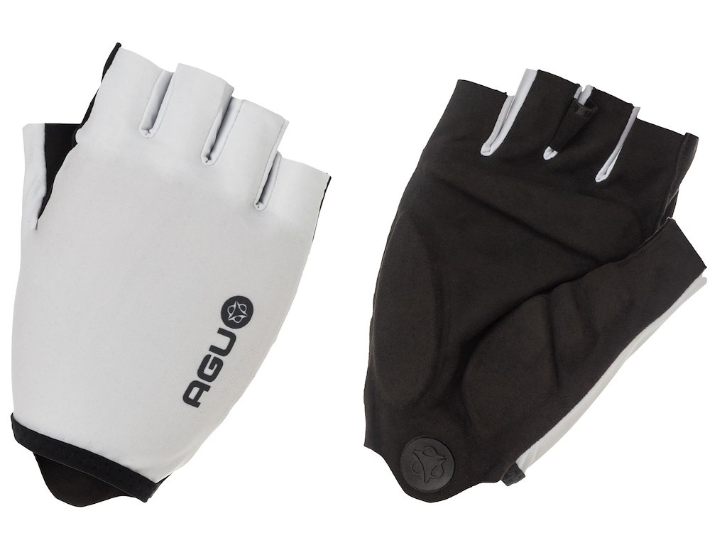 Agu Gel Gloves Cykelhandsker Korte Fingre Hvid Str