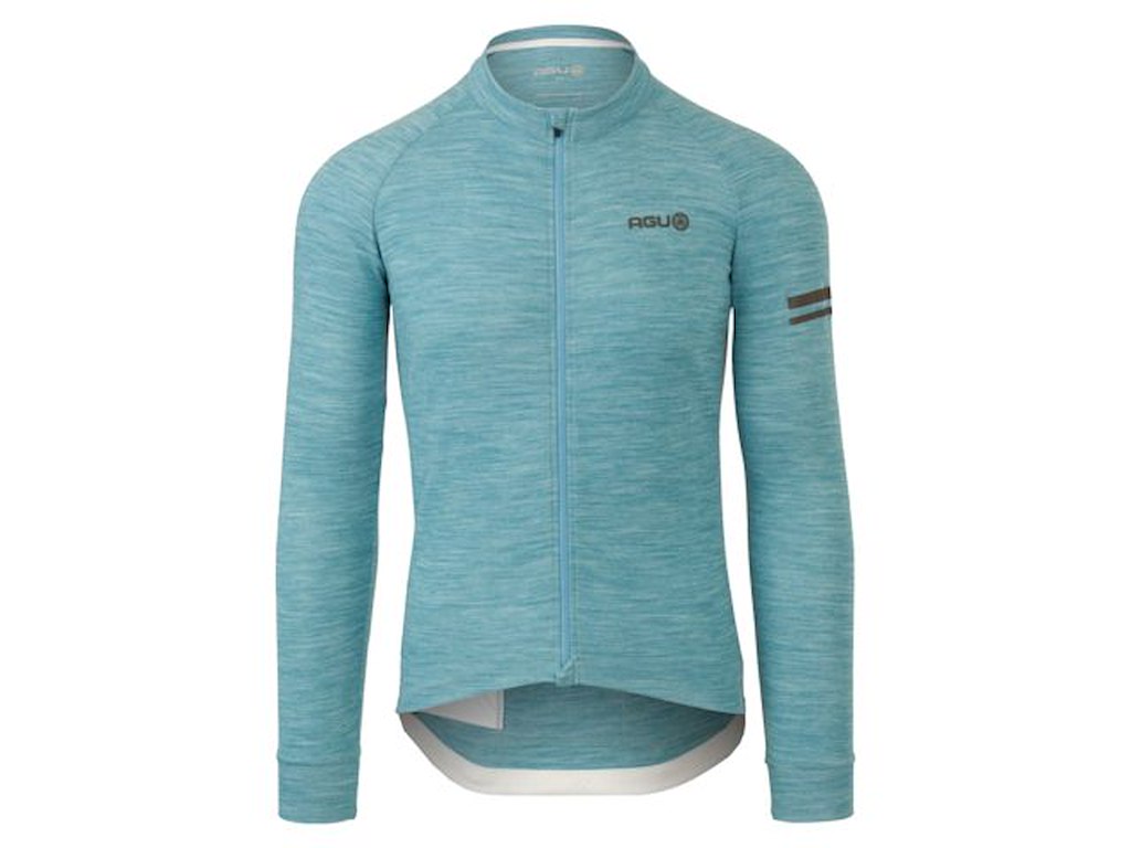 Agu Merino Performance Jersey Cykeltrøje Lange ærmer Liberty Blue