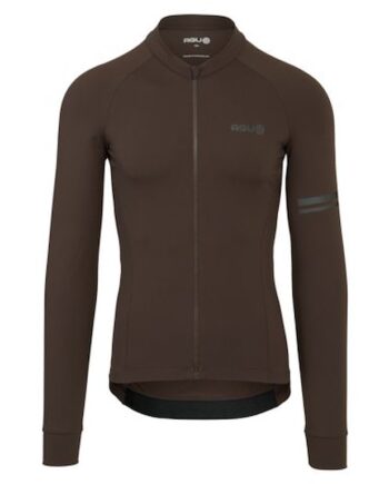 Agu Performance Solid Jersey Cykeltrøje Lange ærmer Herre Ground Coffee