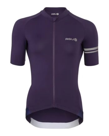 Agu Solid Performance Jersey Ss Cykeltrøje Korte ærmer Dame Purple Velvet