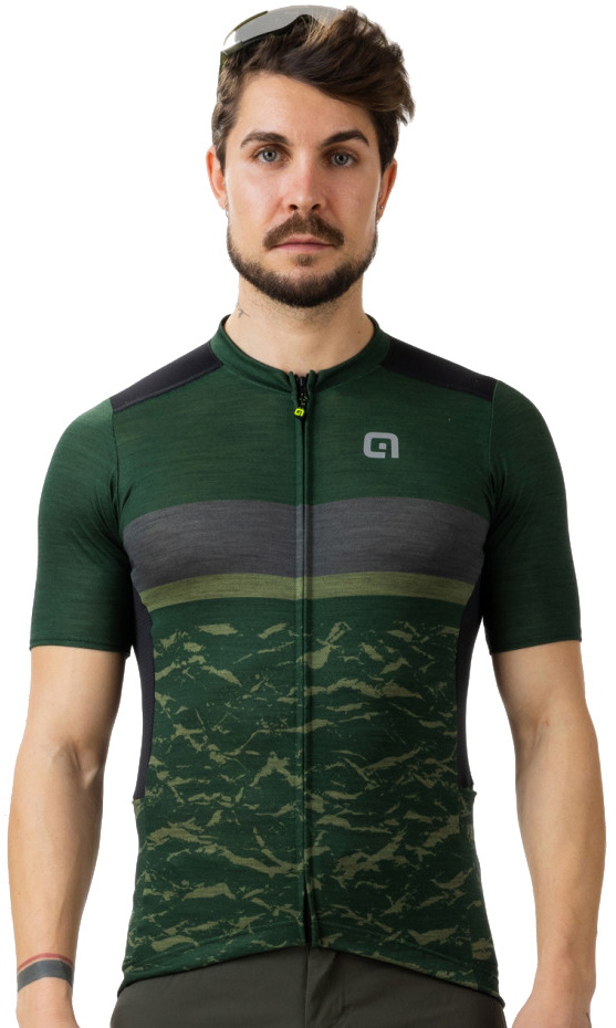Alé Jersey Gravel Man Earth Grøn