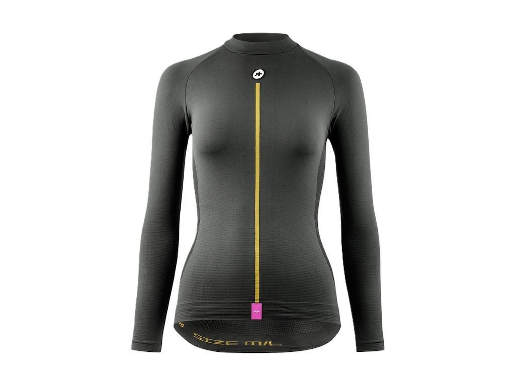 Assos Spring Fall Ls Skin Layer P1 Baselayer Lange ærmer Dame Anthracite Grey Ii
