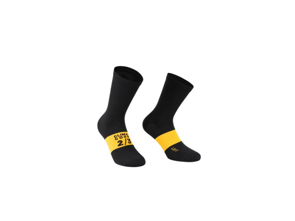 Assos Spring Fall Socks Evo Cykelstrømper Sort Str