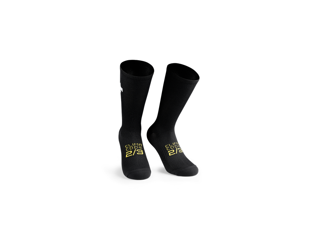 Assos Spring Fall Sokcs P1 Cykelstrømper Sort Ii