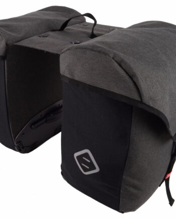 Atran Velo Zap Cykeltasker   Stk  Avs System 2x25 Liter Sort Grå