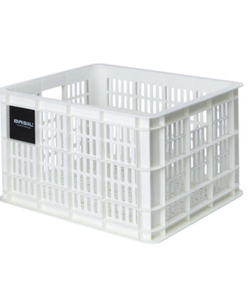 Basil Crate   Plast Kurv Til Mik Til Opbevaring Eller Bagagebærer Hvid 95  Recycled Material
