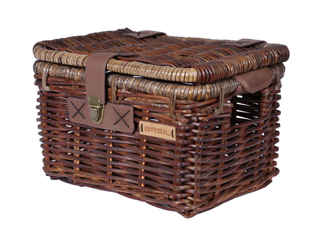 Basil Denton Kurv Til Frontcarrier Nature Brown