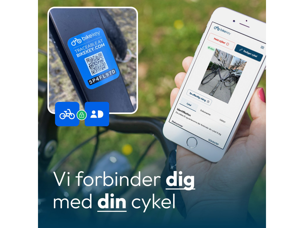 Bikekey Beskyt Din Cykel Og Gør Den Digital Cykelregistrering Med Mitid