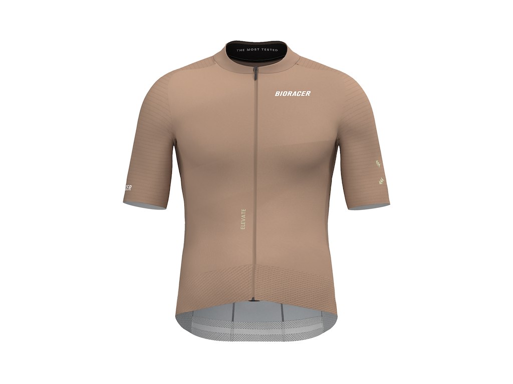Bioracer Epic Elevate Jersey Cykeltrøje Korte ærmer Herre Sand Storm