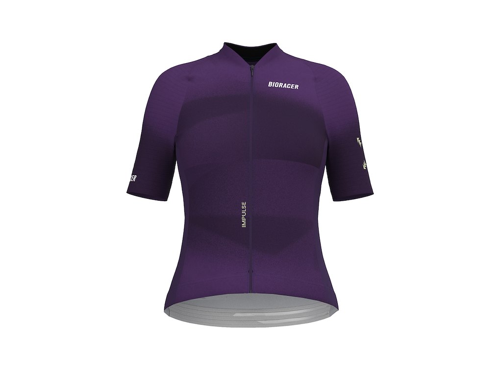 Bioracer Icon Jersey Cykeltrøje Korte ærmer Dame Dark Violet