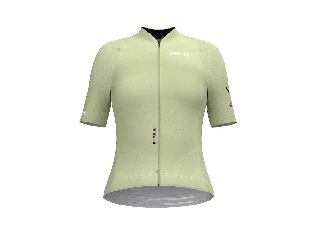 Bioracer Icon Jersey Cykeltrøje Korte ærmer Dame Pistachio Milk Xs