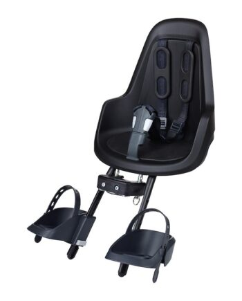 Bobike One Mini Barnestol Frontmonteret Sort