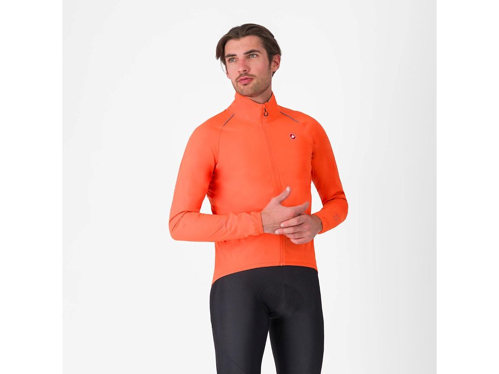 Castelli Emergency Rain Jacket Regnjakke Brilliant Orange
