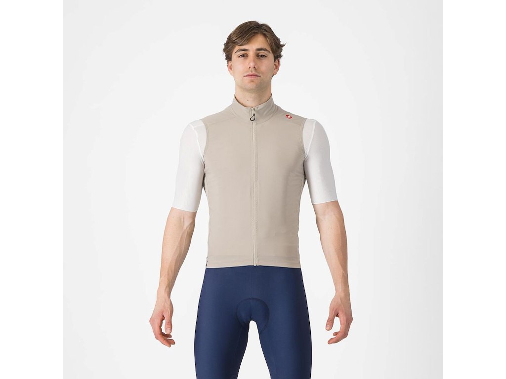 Castelli Espresso Vest Cykelvest Clay Dark Gray