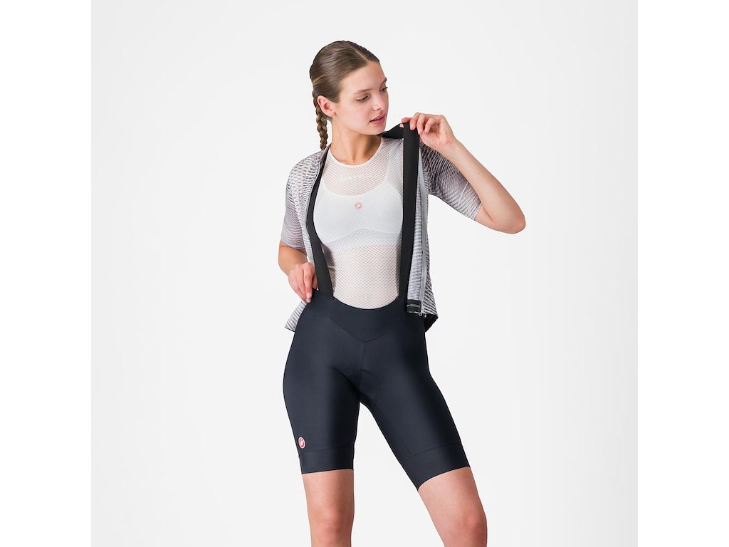 Castelli Prima Dt Bibshort Cykelshorts Pude Dame Sort