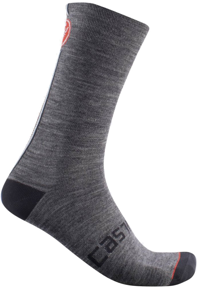 Castelli Racing Stripe 18 Sock Grå