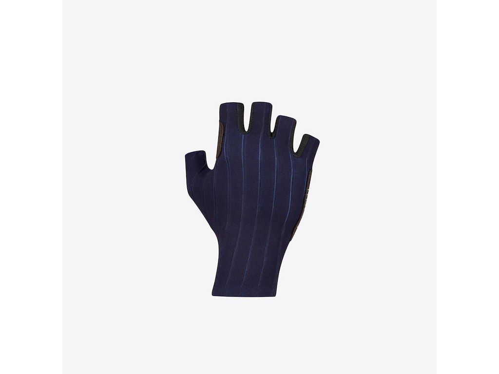 Castelli Rosso Corsa Pro Glove Cykelhandsker Korte Fingre Belgian Blue