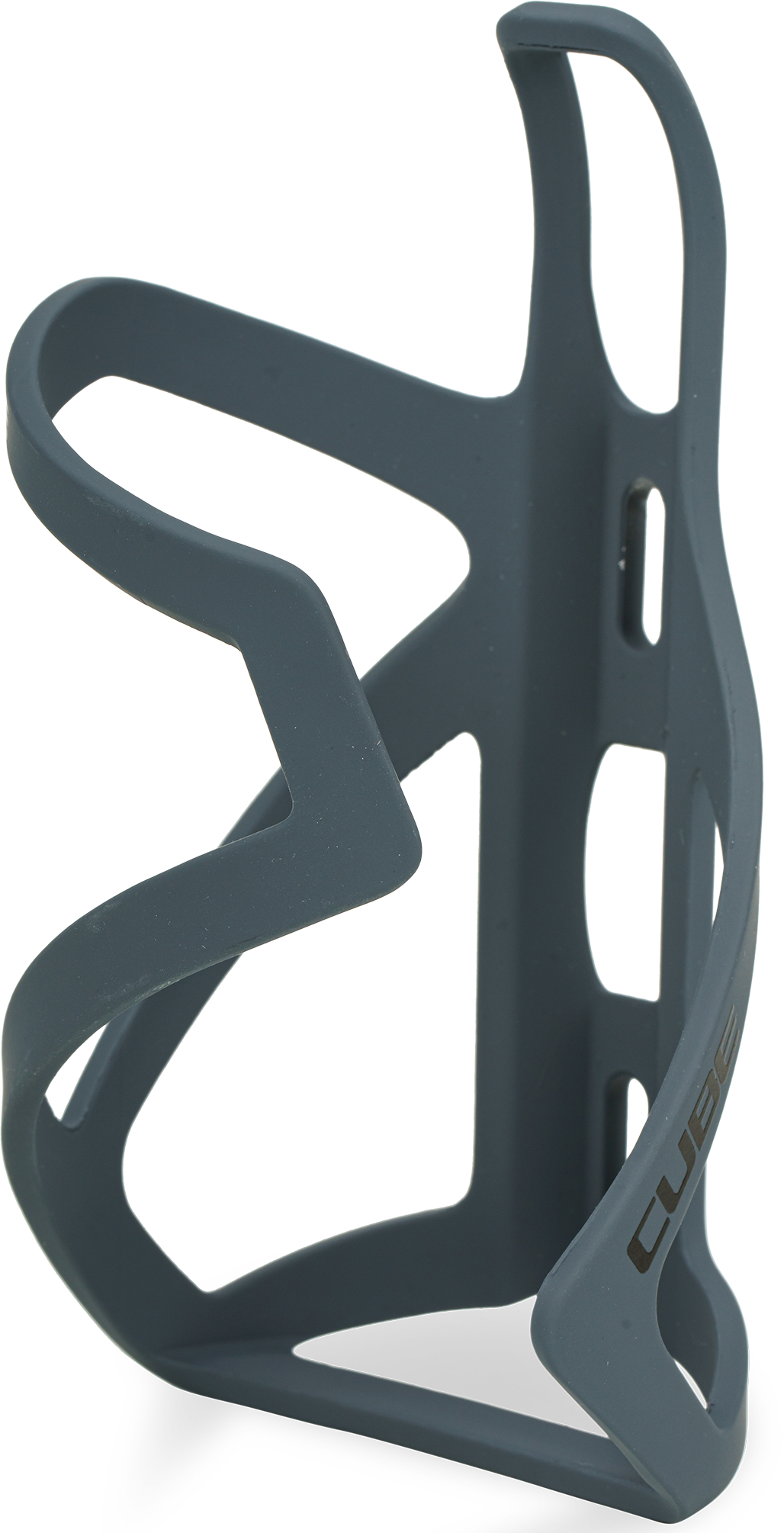 Cube Bottle Cage Hpp Dunkholder Sidecage Højre Matt Grey   Glossy Black