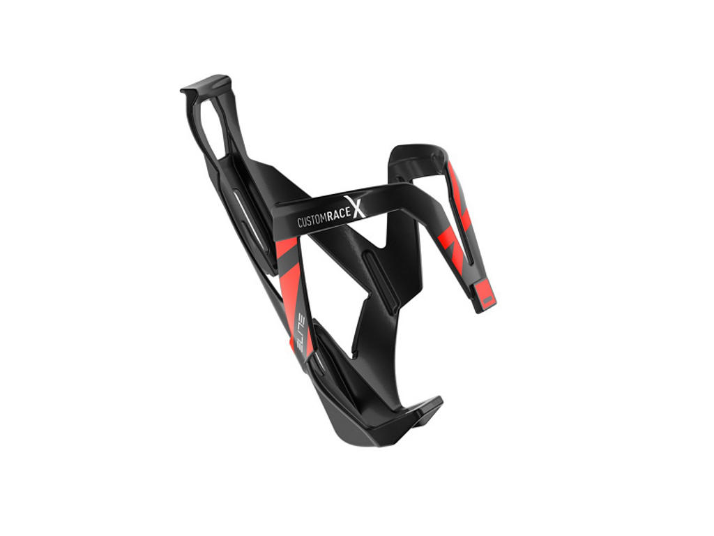 Elite Custom Race Flaskeholder Blank Sort Med Rød Logo
