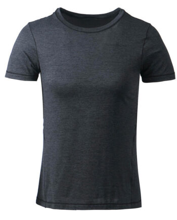 Endurance Korrl Melange  -shirt    Korte ærmer Dame Black  Str  40