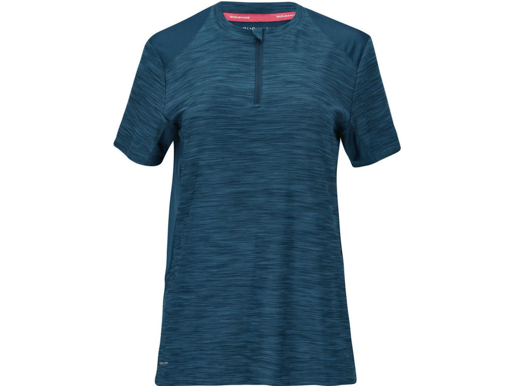 Endurance Marimba Cykel Mtb Shirt Kort ærmet Dame Poseidon 38