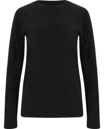 Endurance Rale Alpaca Crew Neck Midlayer Dame Sort  Str  40