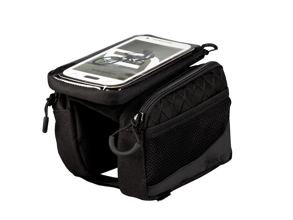 Force Dual Steltaske Med Smartphone Holder Liter Sort