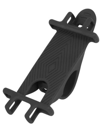 Force Mobilholder Justerbar   Silikone Sort