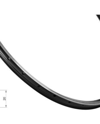 Force Prime Fælg 26 Quot   559x21  Aluminium  32 Eger Huller Fælgbremse Sort