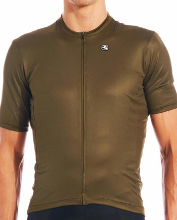 Giordana Fusion Cykeltrøje Korte ærmer Olive Str