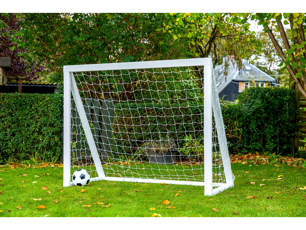 Homegoal Pro Junior Hvid Fodboldmål   Træ 175x140 Cm
