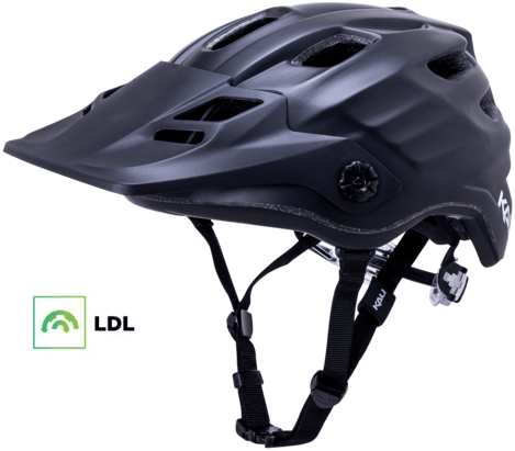 Kali Maya Cykelhjelm Med Ldl Mat Sort Medium 55-61 Cm