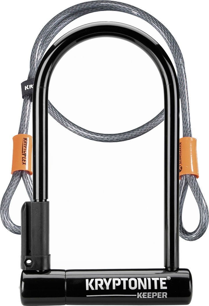 Kryptonite Bøjlelås  -lock Keeper 12    120cm Flex Wire