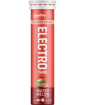 Linuspro Elektrolyt Tabs Watermelon Med Koffein 20 Tabs