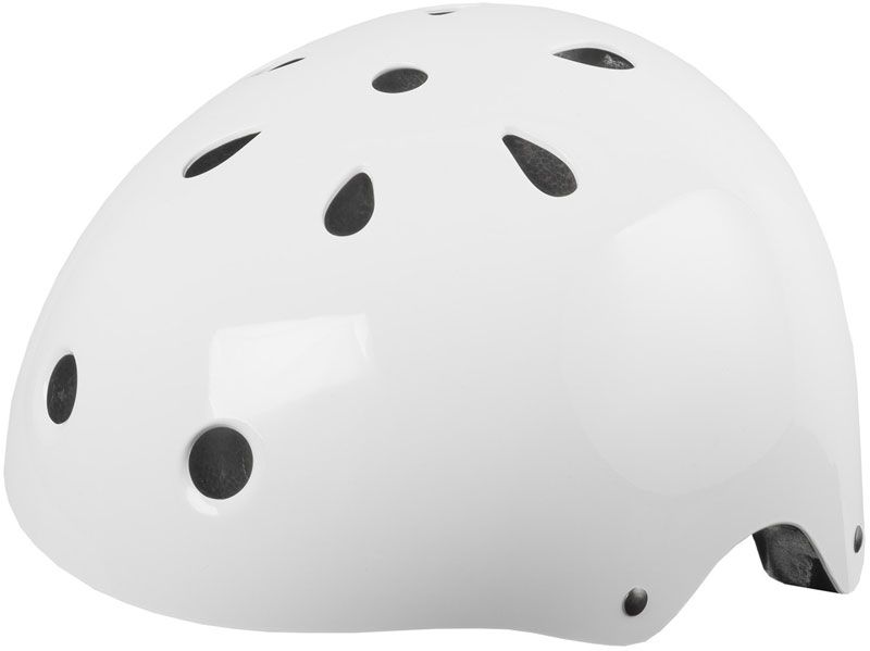 - Wave Skaterhjelm Blank Hvid Billigste Medium 54-58 Cm